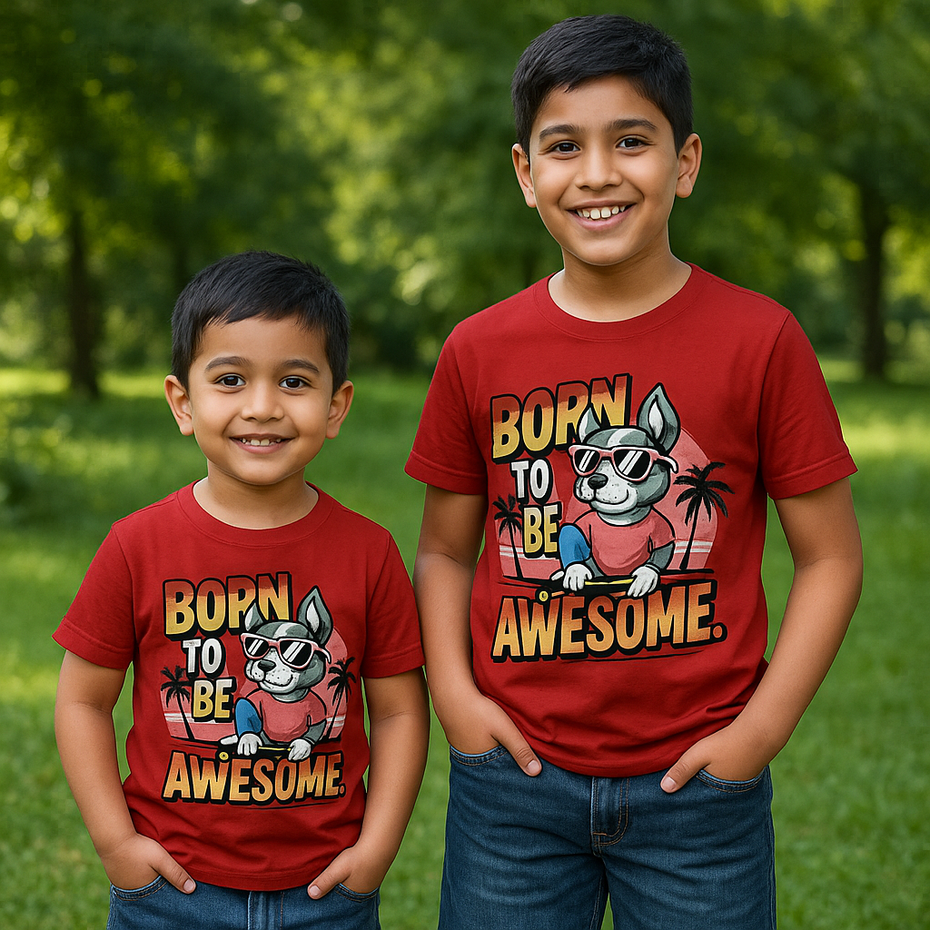 Boy's Crew Neck T-Shirt