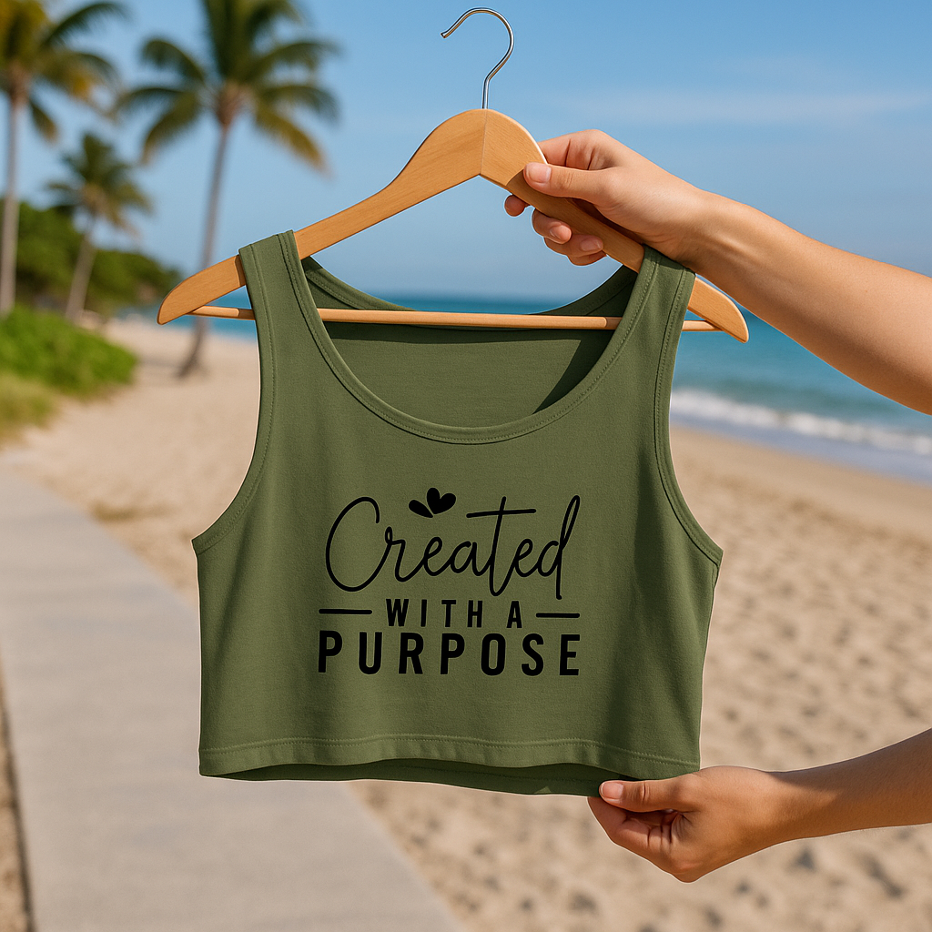 Created with a Purpose Crop Tank