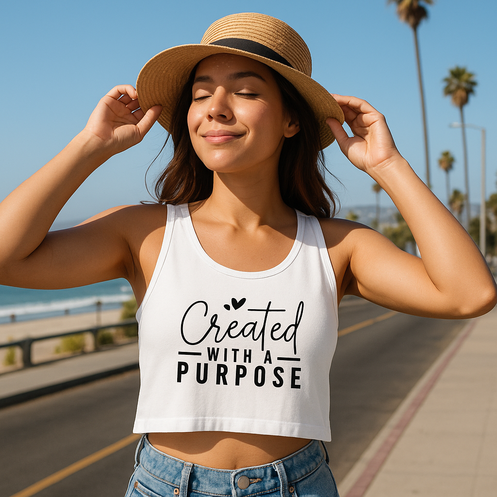 Created with a Purpose Crop Tank