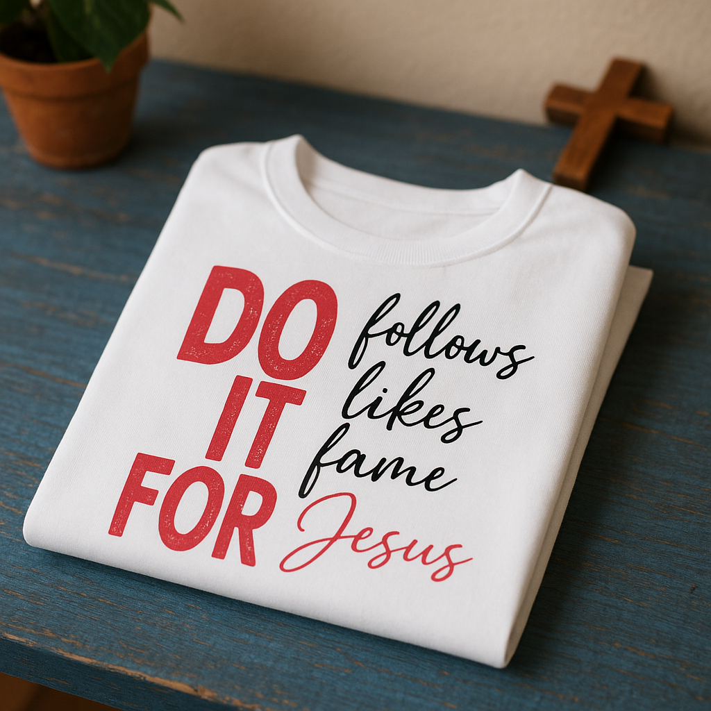 Do It for Jesus Oversized T-Shirt