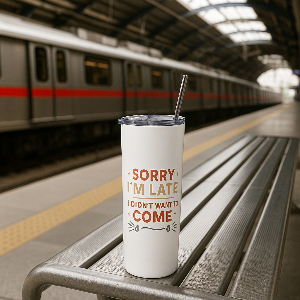 Funny Quote Tumbler – 20oz Premium Stainless Steel Bottle