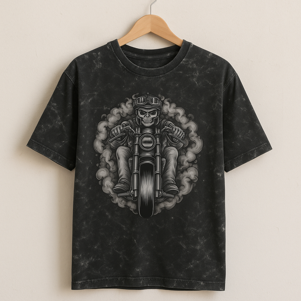 Unisex Acid Washed Oversized Tee