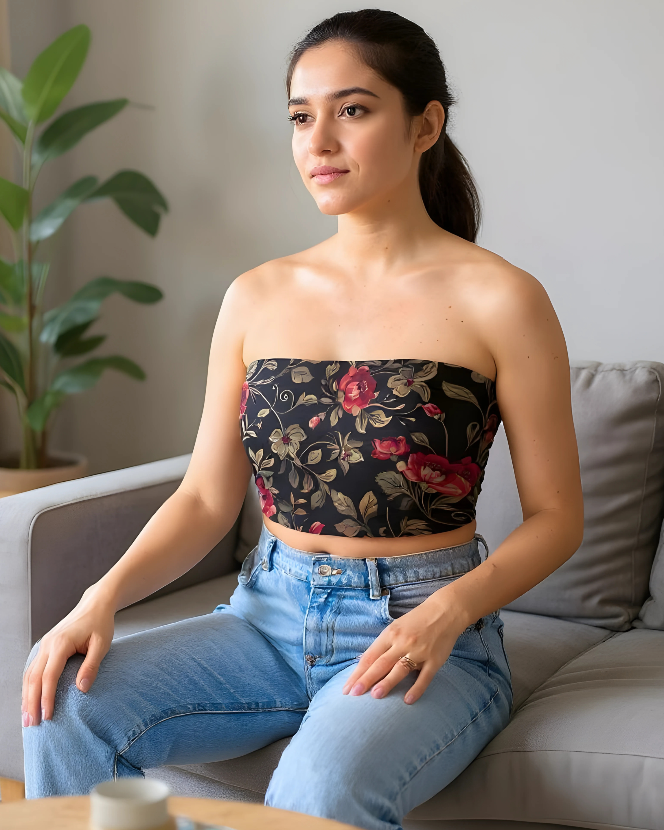 DESERT ROSE TUBE TOP