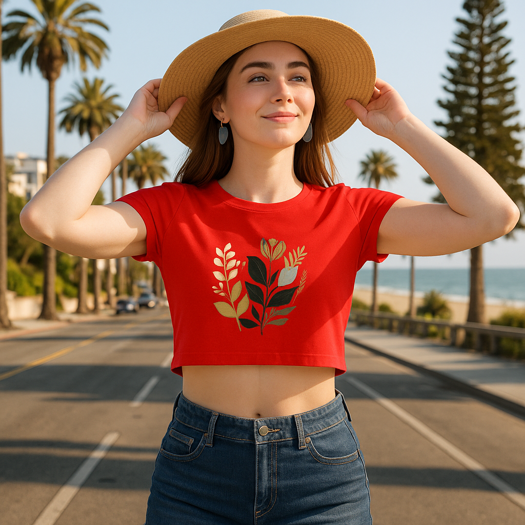 Desert Bloom Crop Top