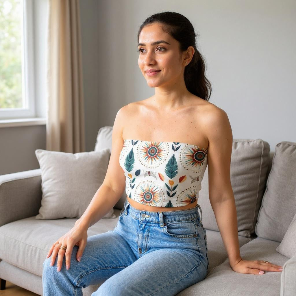 SUN MANDALA TUBE TOP