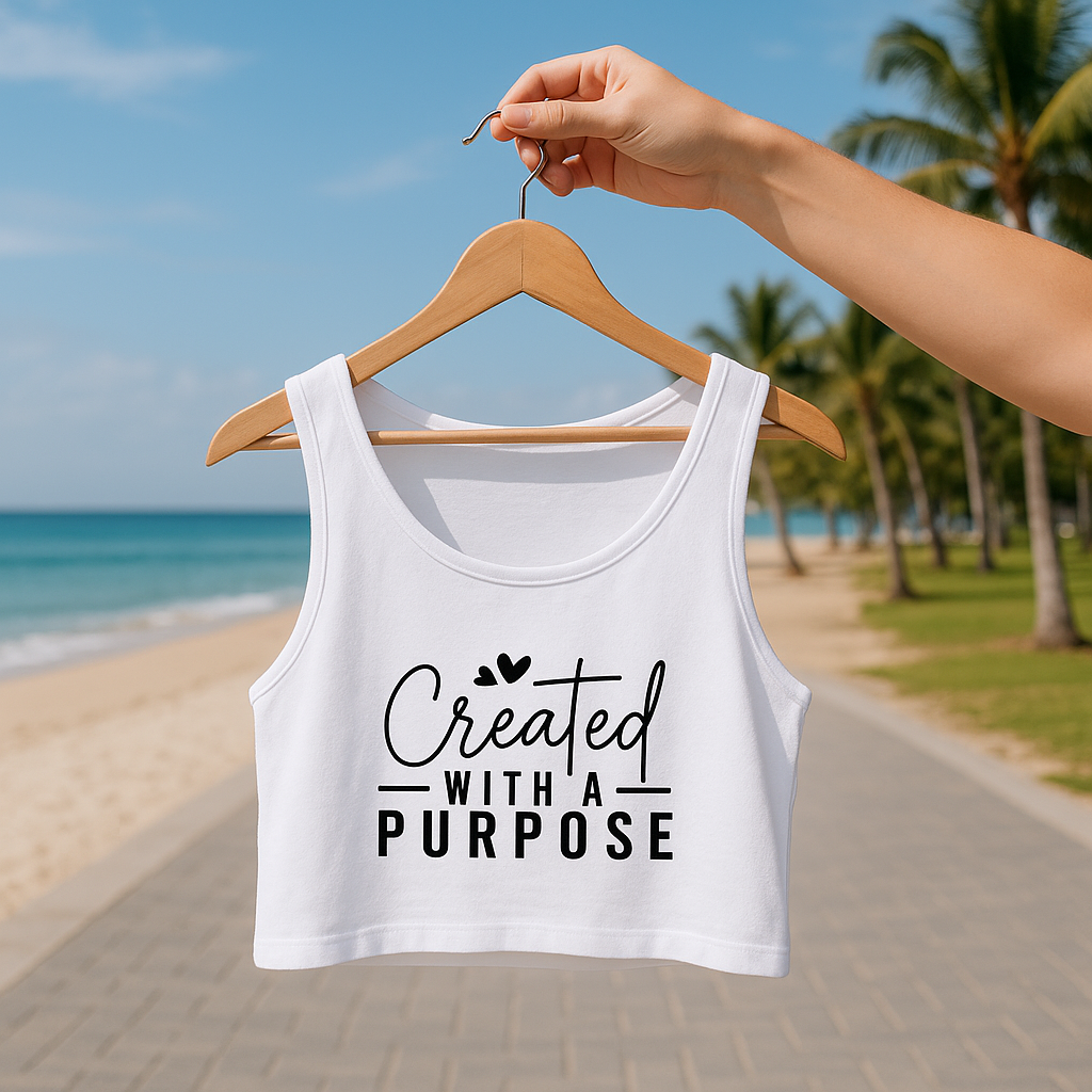 Created with a Purpose Crop Tank