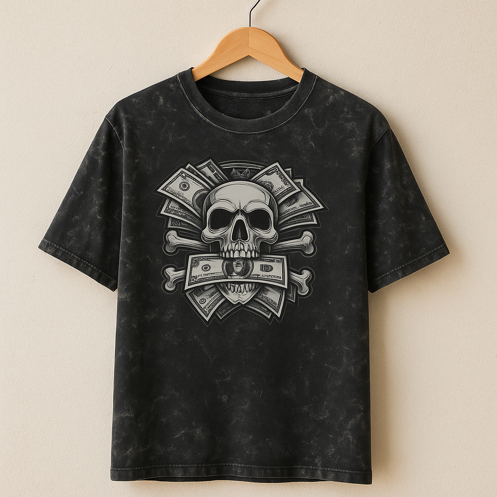 Unisex Acid Washed Oversized Tee