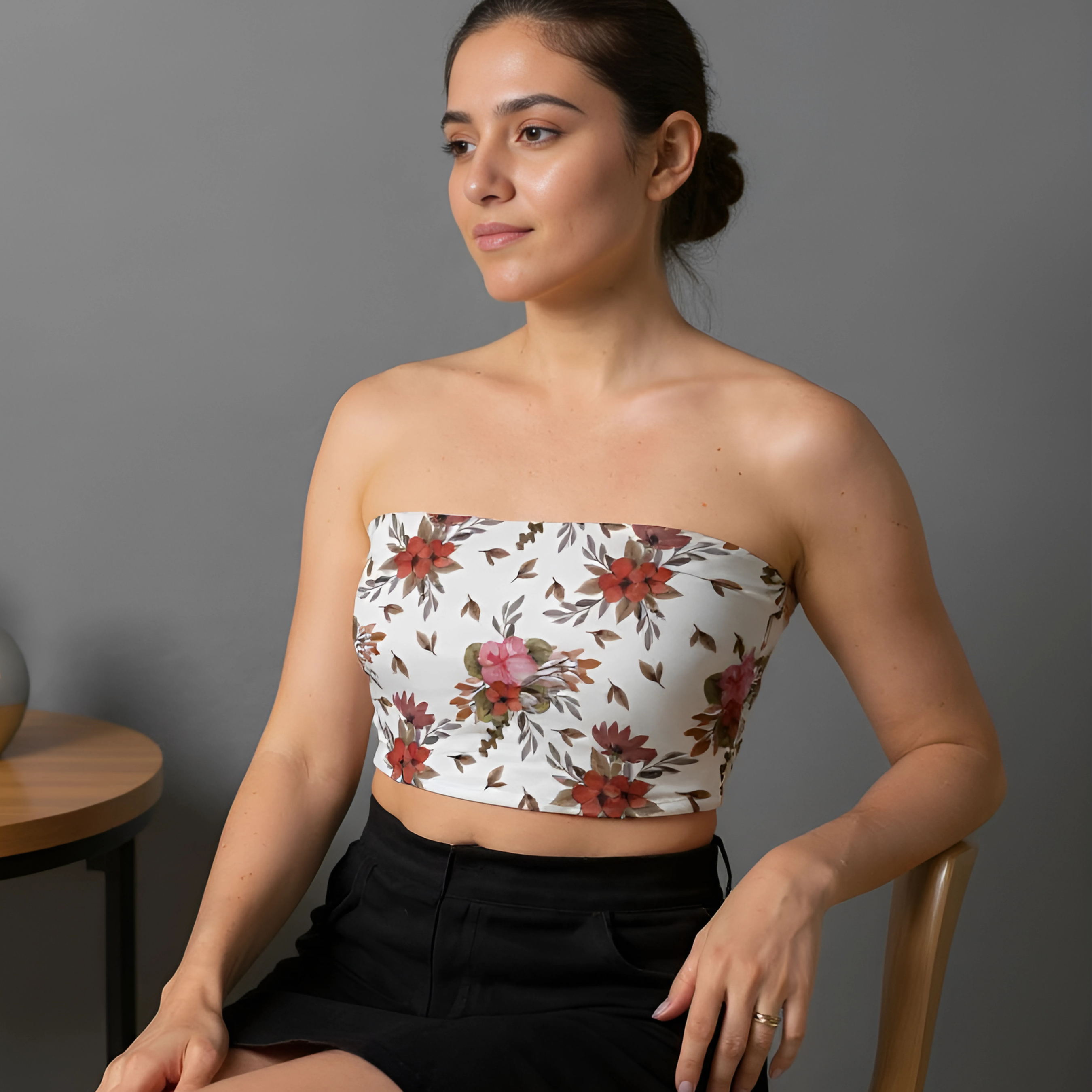 WOVEN DREAMS TUBE TOP