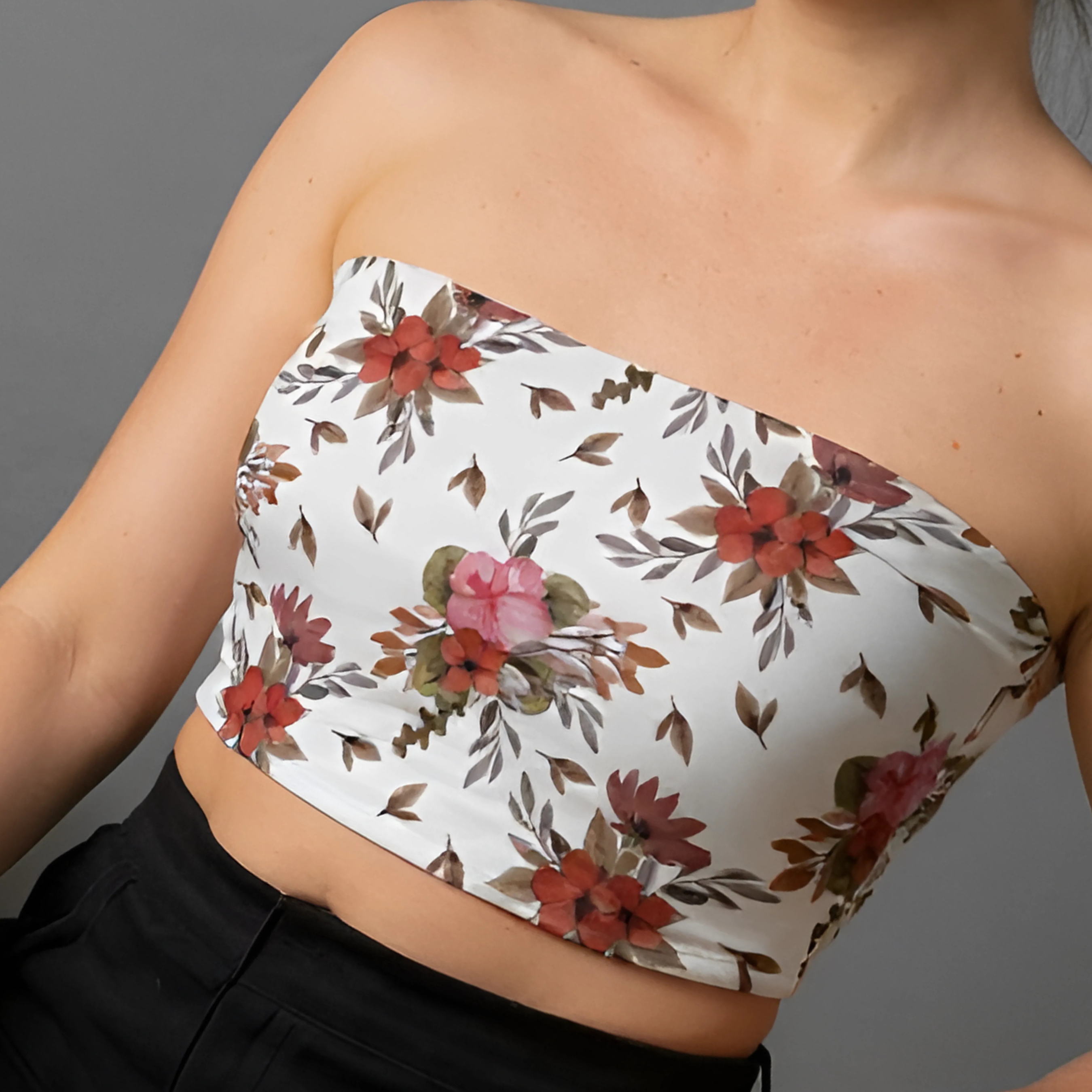 WOVEN DREAMS TUBE TOP