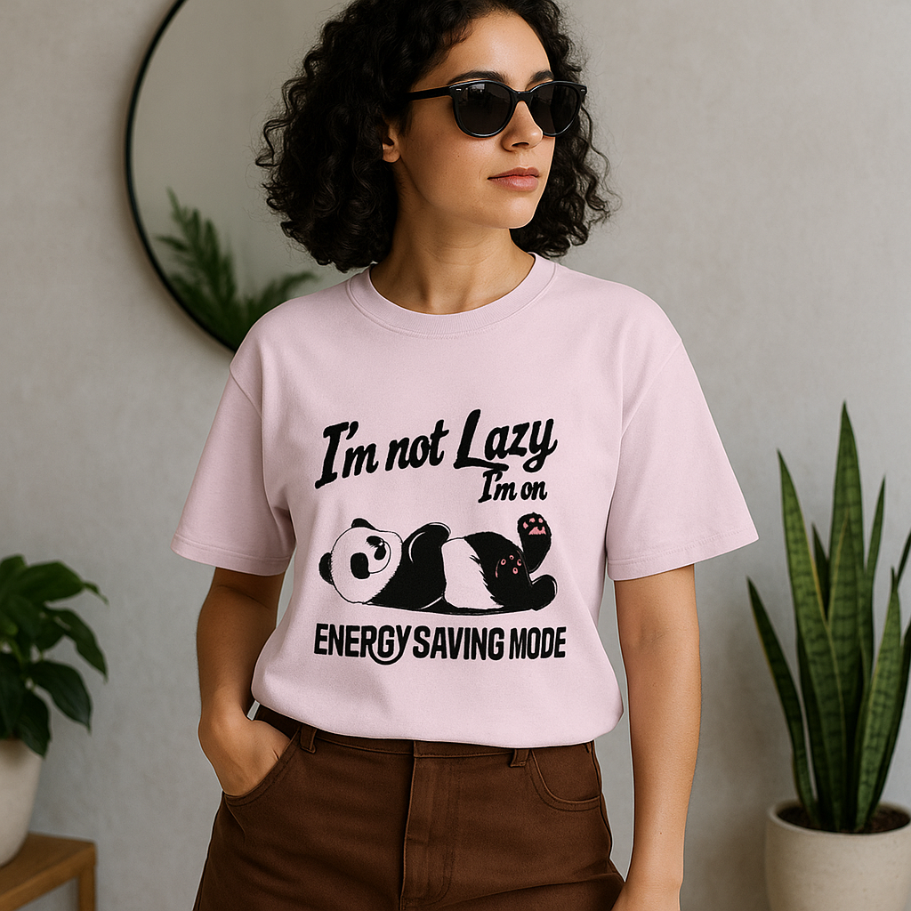 Energy Saving Mode Panda Tee
