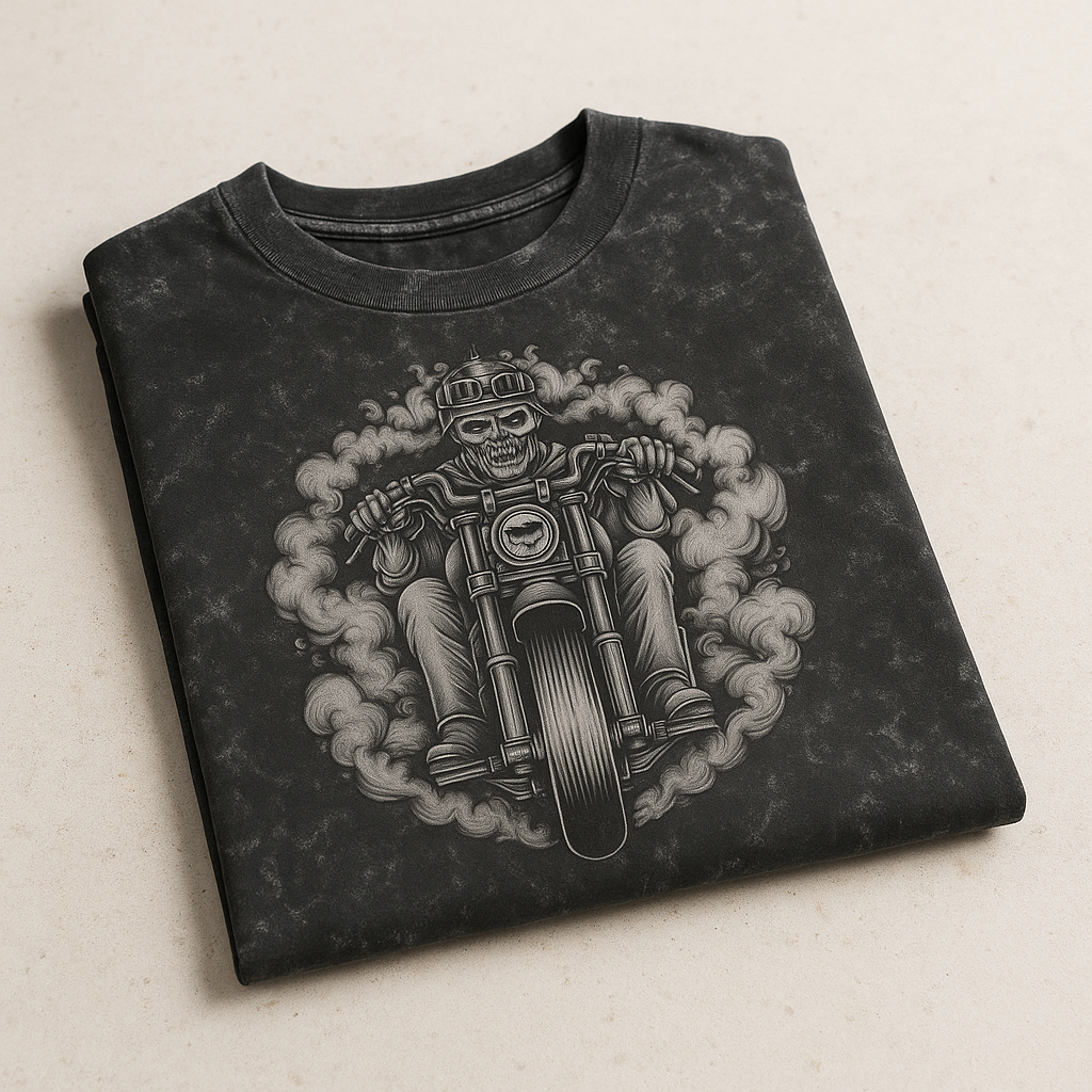 Unisex Acid Washed Oversized Tee