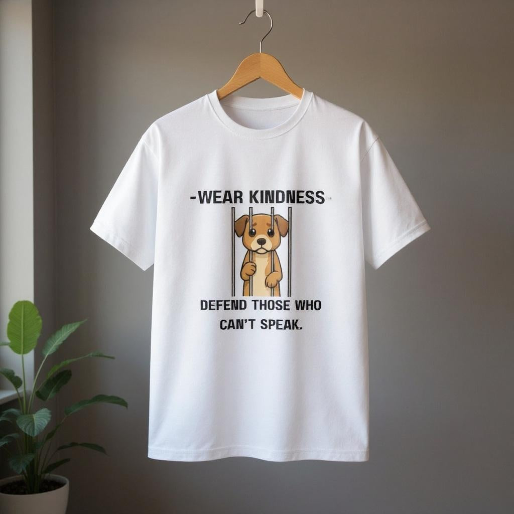 Wear Kindness | Speak Up for the Voiceless T-Shirt for Animal Lovers