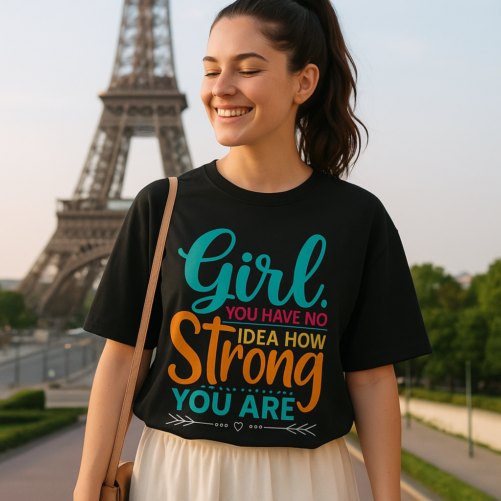 Girl, You’re Strong – Empowerment Oversized Tee