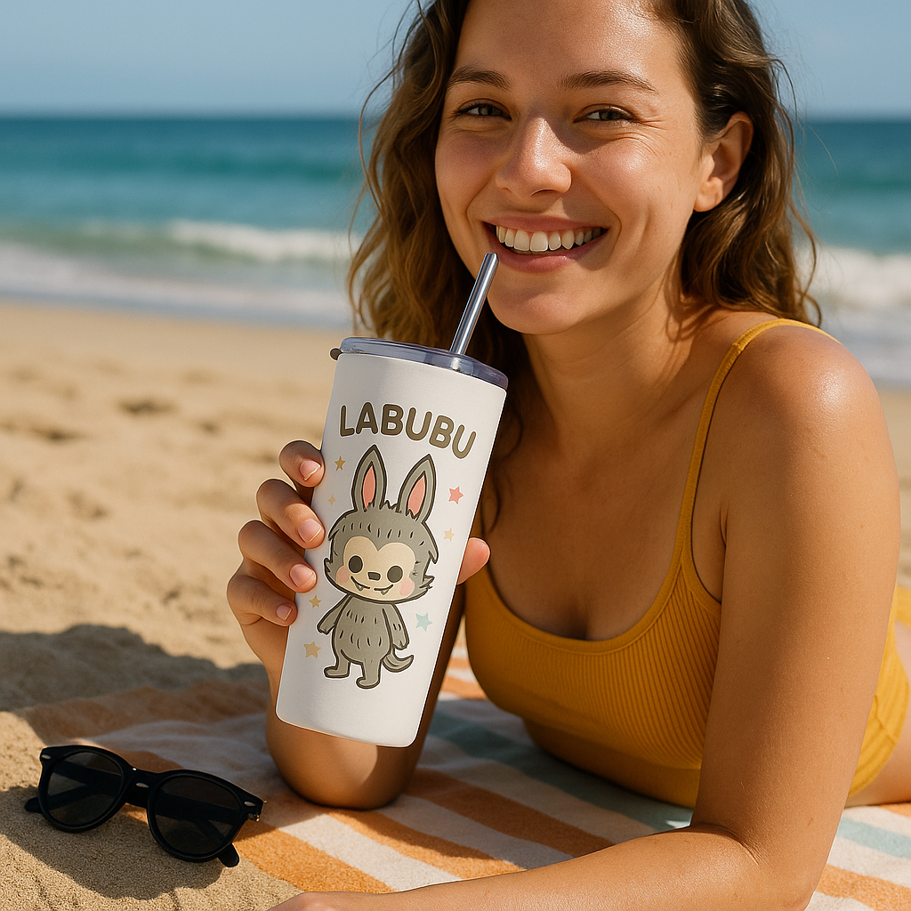 Labubu Stainless Steel Tumbler Bottle  20 oz/ 600ml