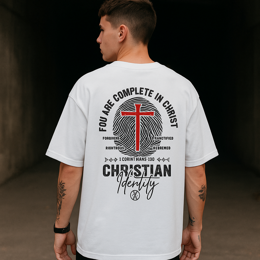 Complete in Christ Oversized Tee