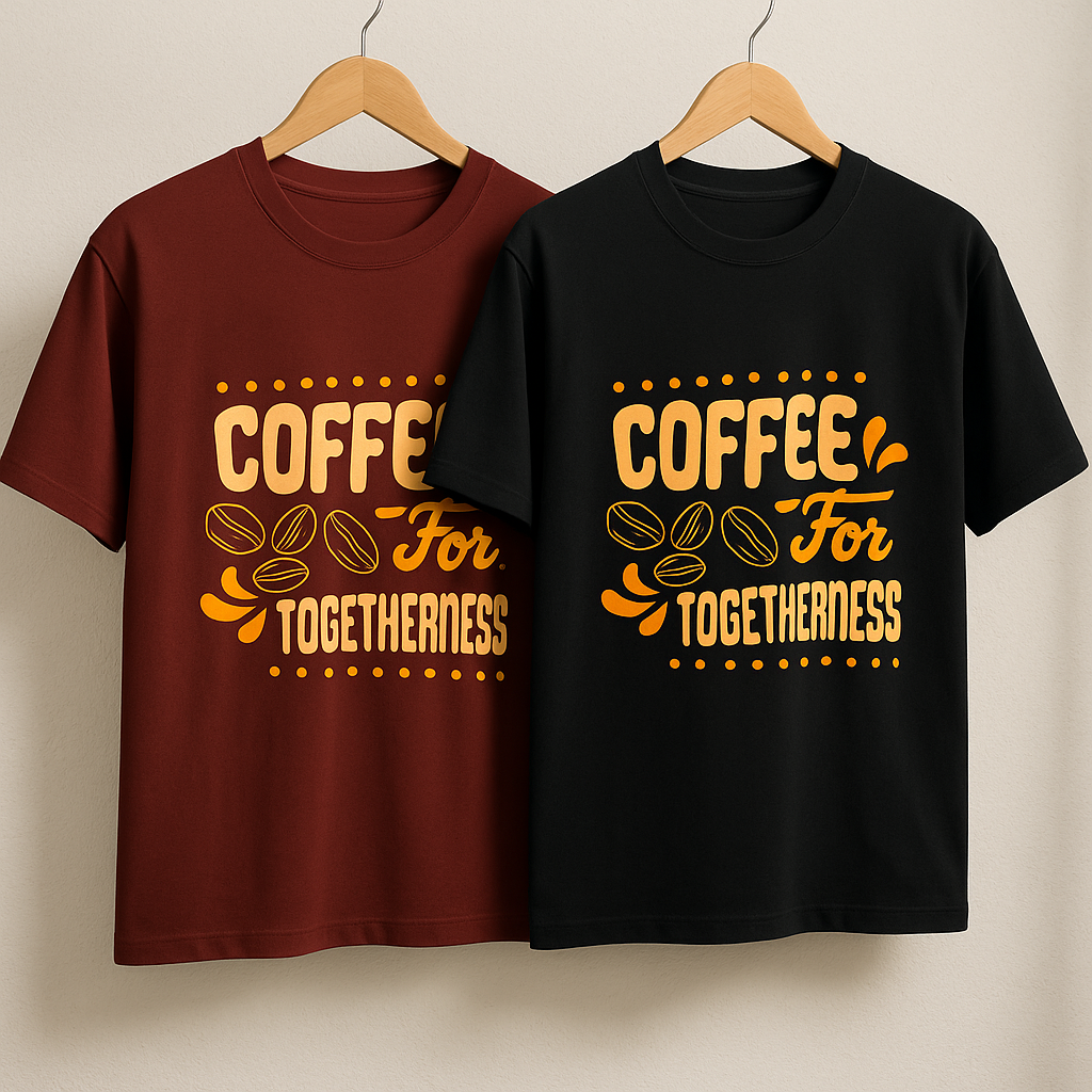 Coffee for Togetherness T-Shirt – Unisex Casual Tee for Coffee Lovers & Café Moments