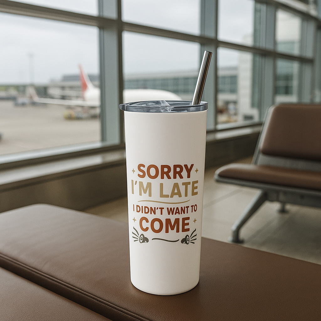 Funny Quote Tumbler – 20oz Premium Stainless Steel Bottle