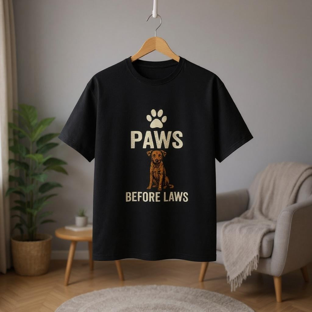 PAWS BEFORE LAWS – Street Dog Awareness Tee