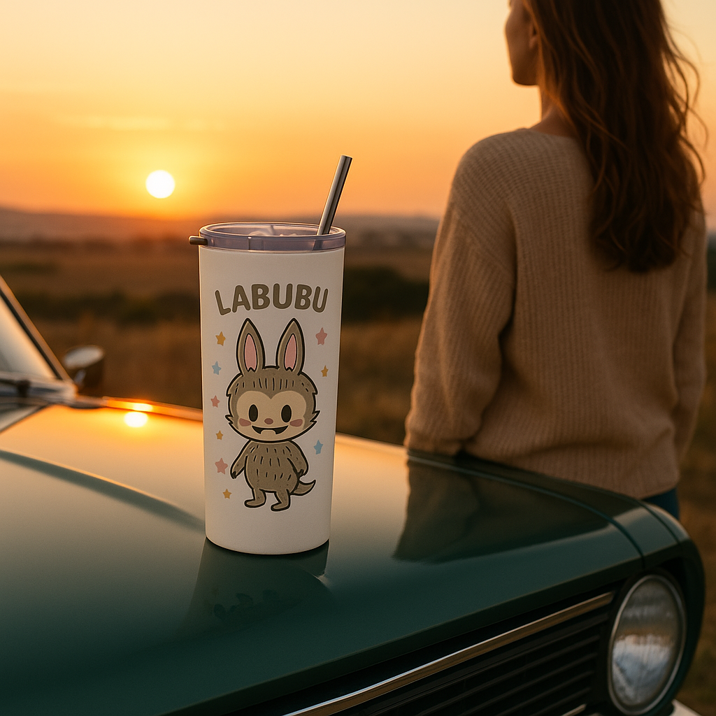 Labubu Stainless Steel Tumbler Bottle  20 oz/ 600ml