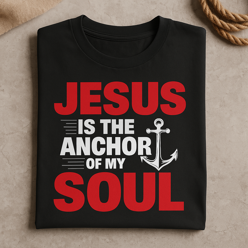 Jesus Anchor Oversized T-Shirt