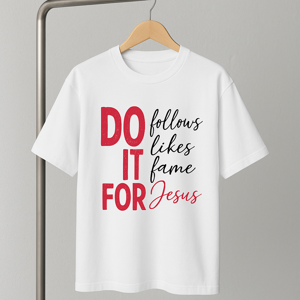 Do It for Jesus Oversized T-Shirt