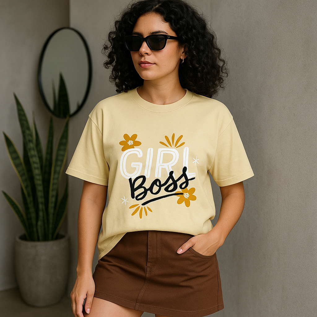 Girl Boss Oversized Tee