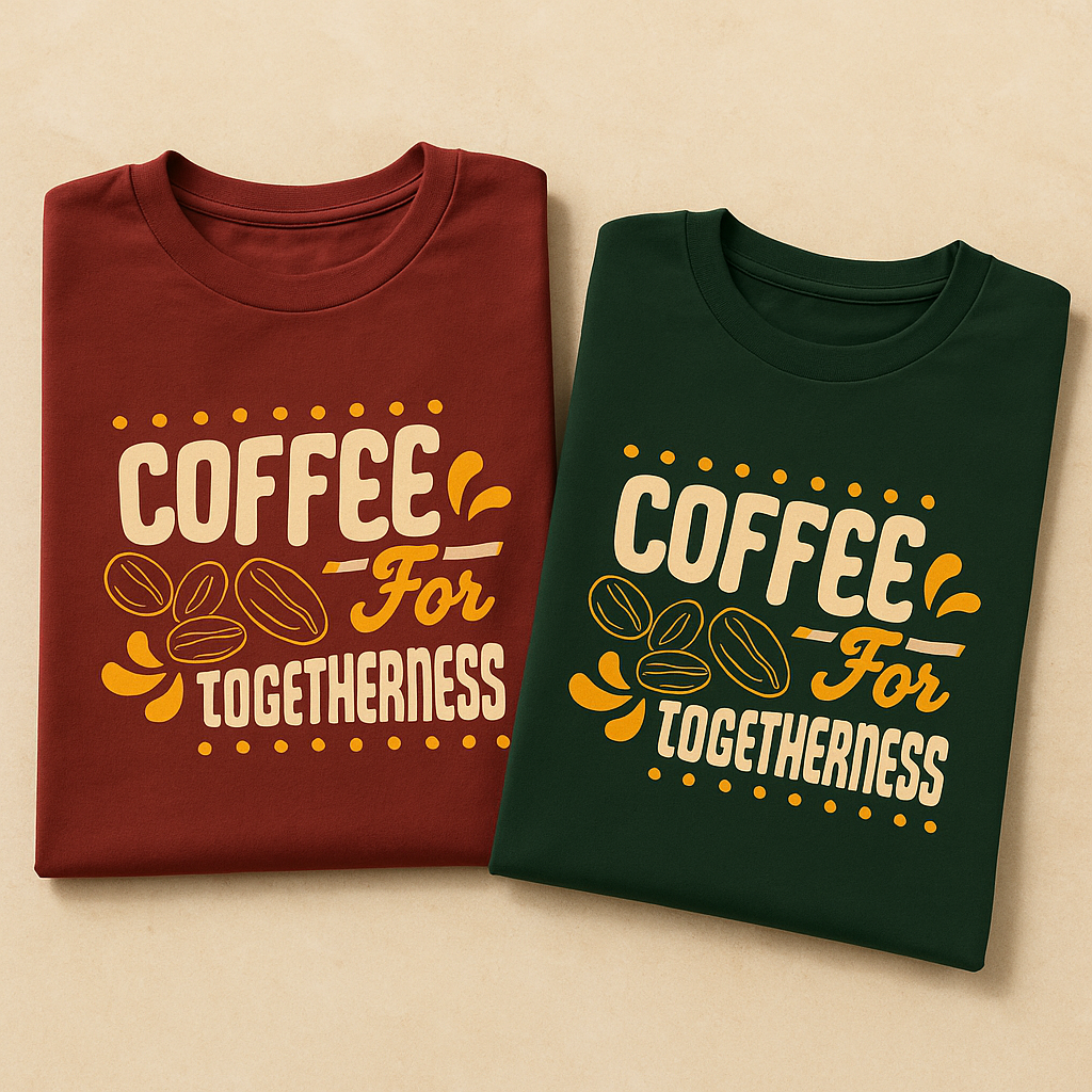 Coffee for Togetherness T-Shirt – Unisex Casual Tee for Coffee Lovers & Café Moments