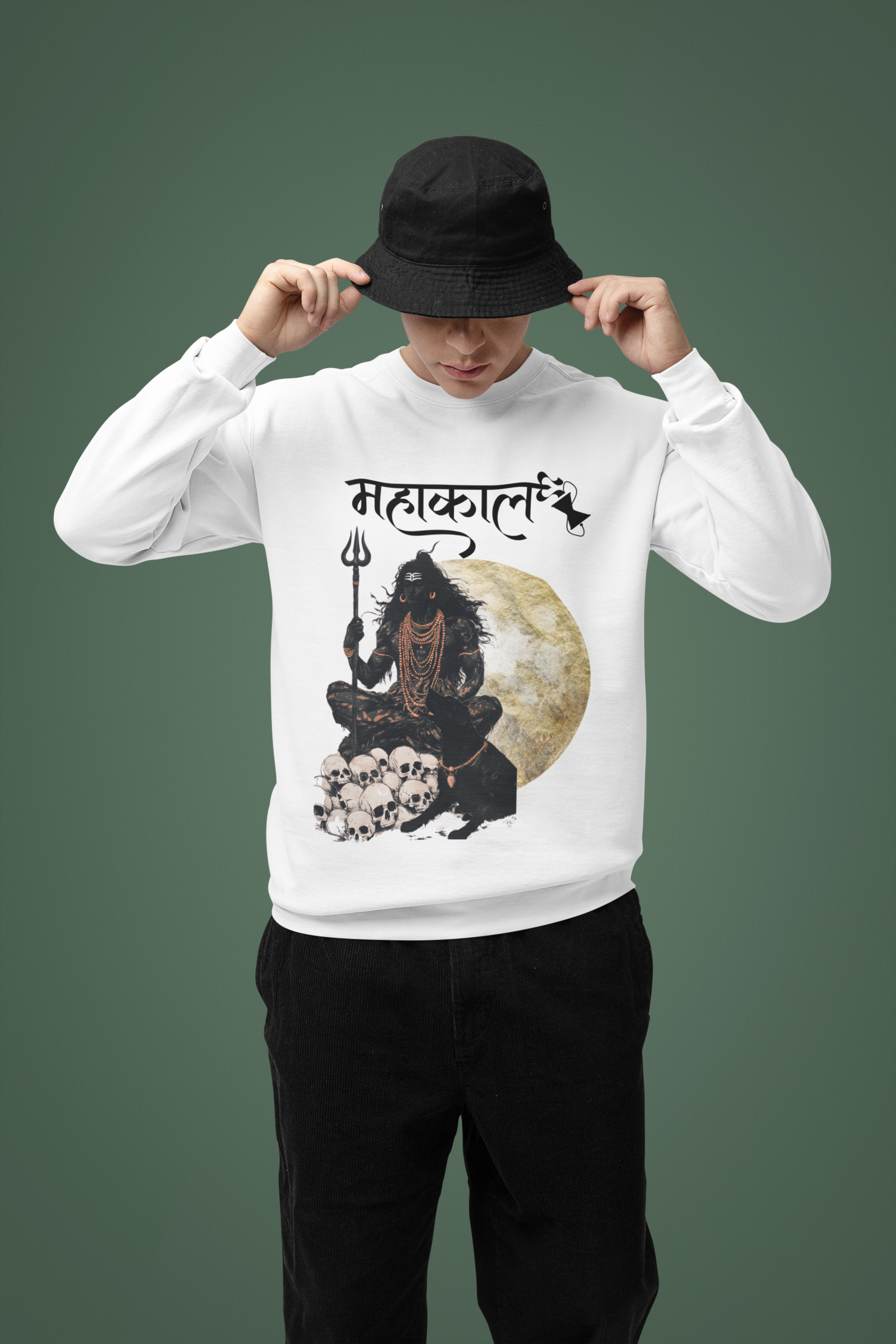 Mahakal Sweatshirt – Power. Peace. Presence.