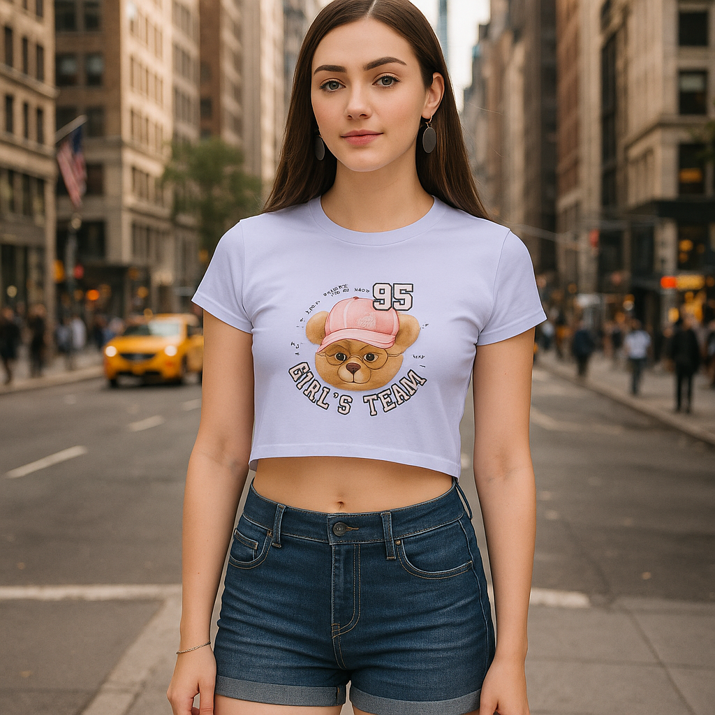 95 Girl's Team Crop Top