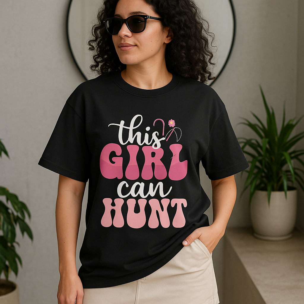 This Girl Can Hunt Oversized Tee