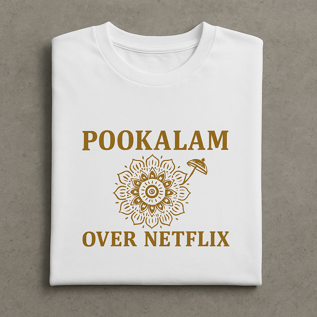 POOKALAM PRINT T-SHIRT
