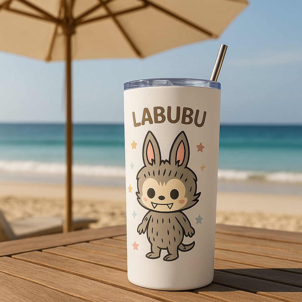 Labubu Stainless Steel Tumbler Bottle  20 oz/ 600ml