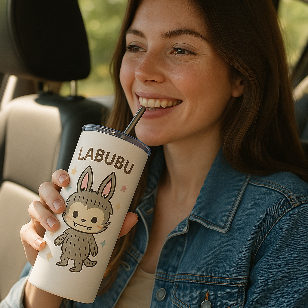 Labubu Stainless Steel Tumbler Bottle  20 oz/ 600ml