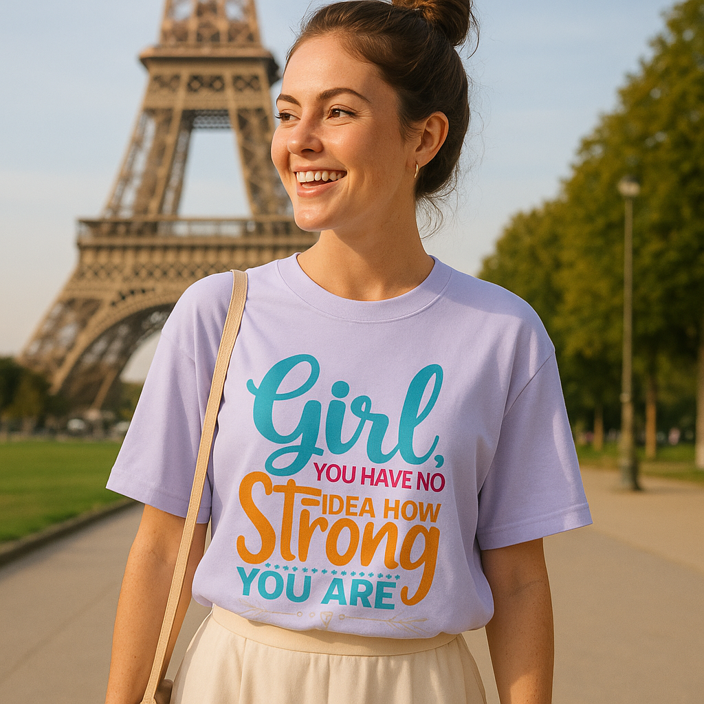 Girl, You’re Strong – Empowerment Oversized Tee