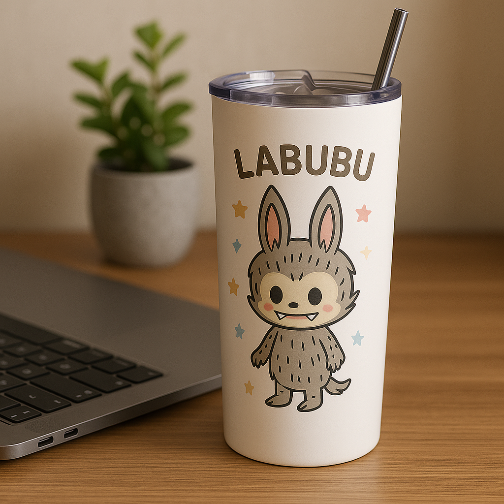 Labubu Stainless Steel Tumbler Bottle  20 oz/ 600ml