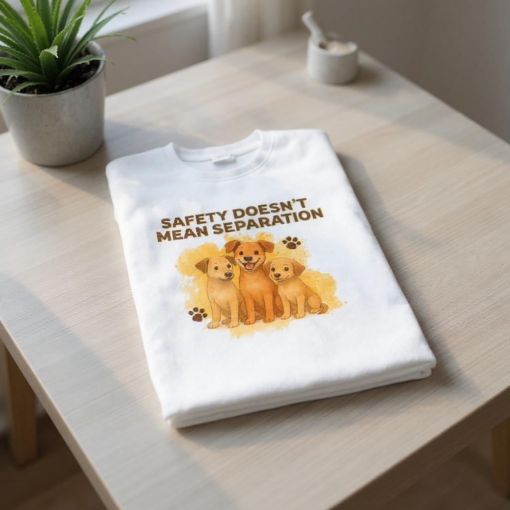 Safety Doesn’t Mean Separation - Cotton T-Shirt for Everyday Comfort