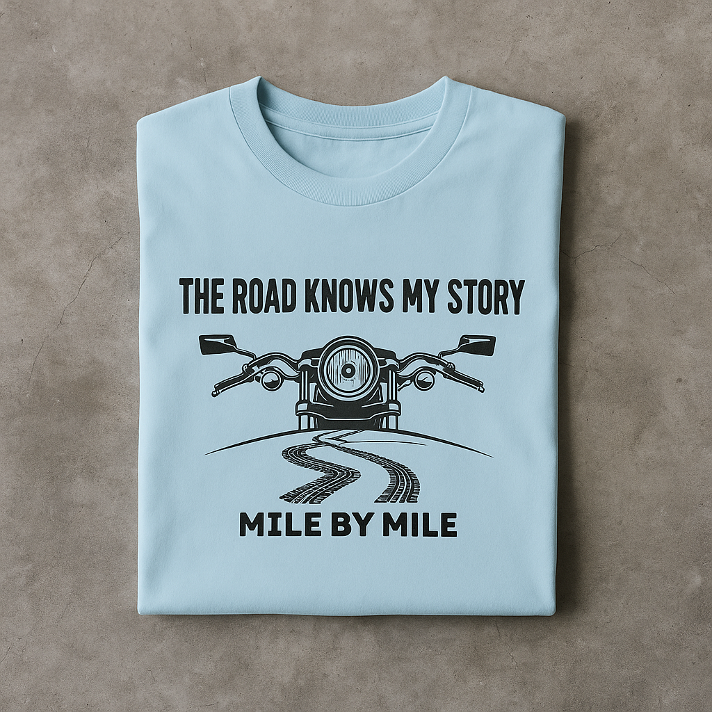 Mile by Mile – Rider Quote T-Shirt for Men
