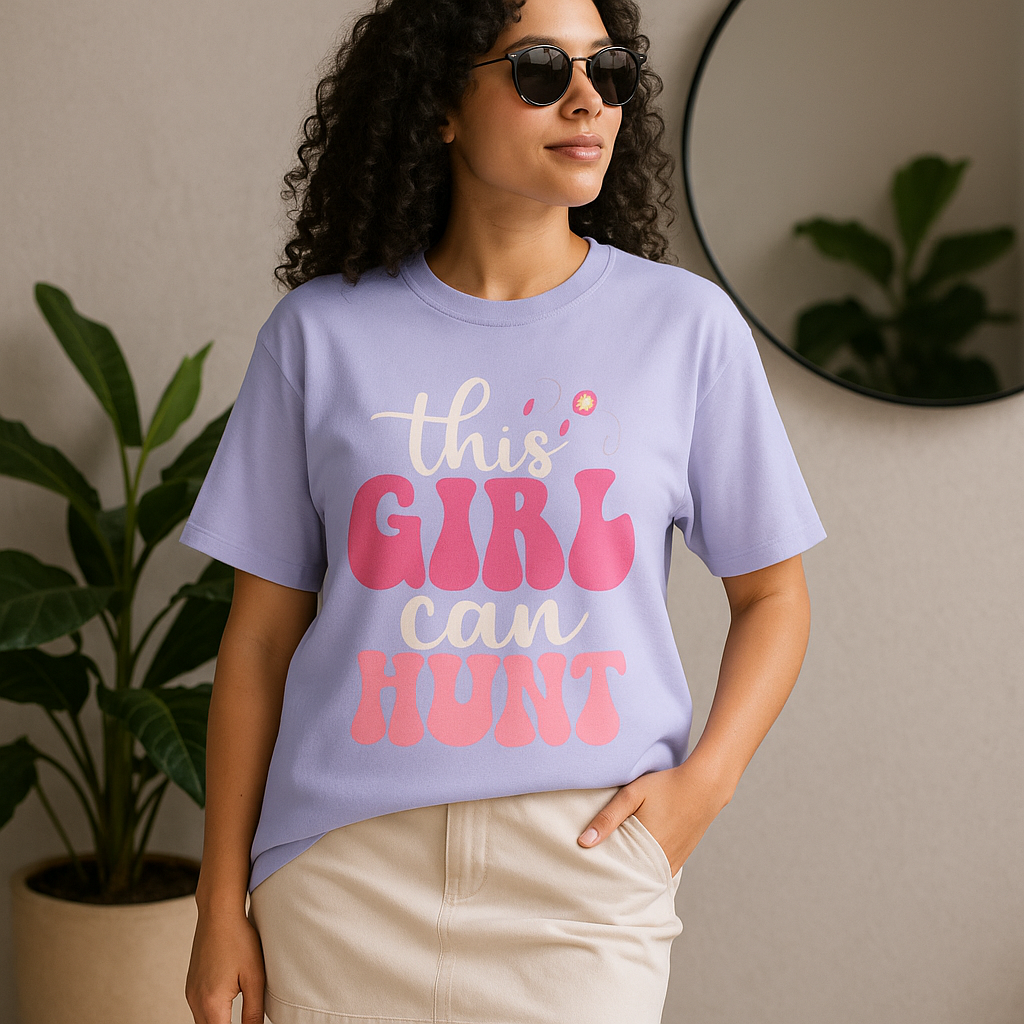 This Girl Can Hunt Oversized Tee
