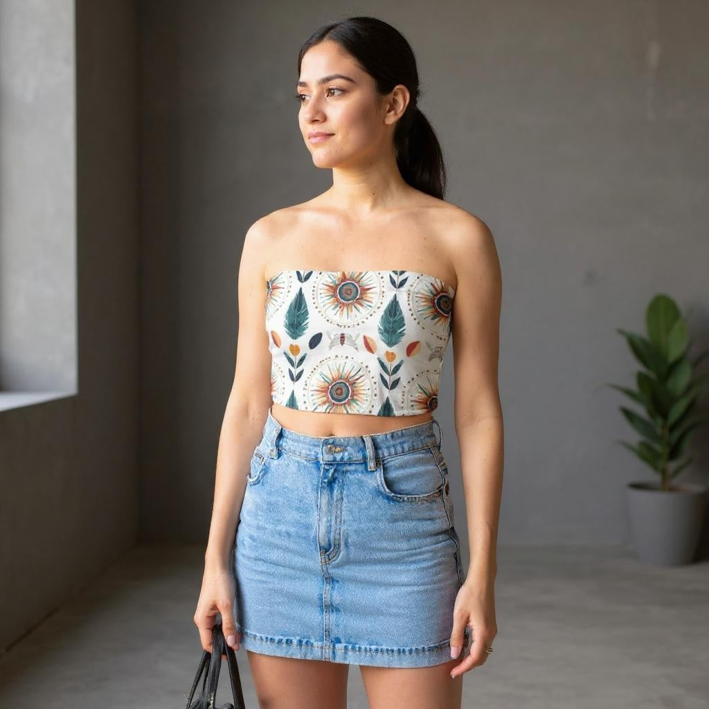 SUN MANDALA TUBE TOP