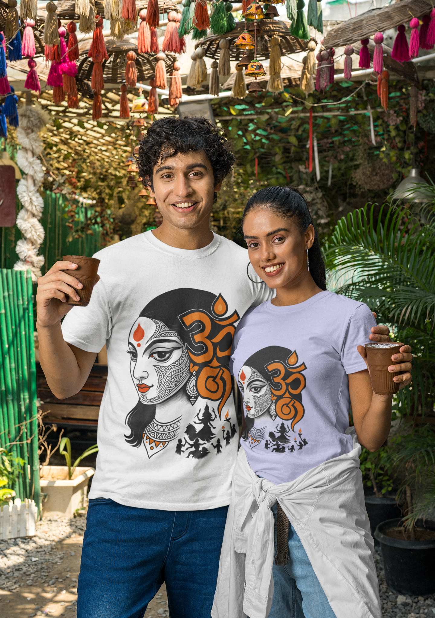 Divine Durga Om Graphic Tee
