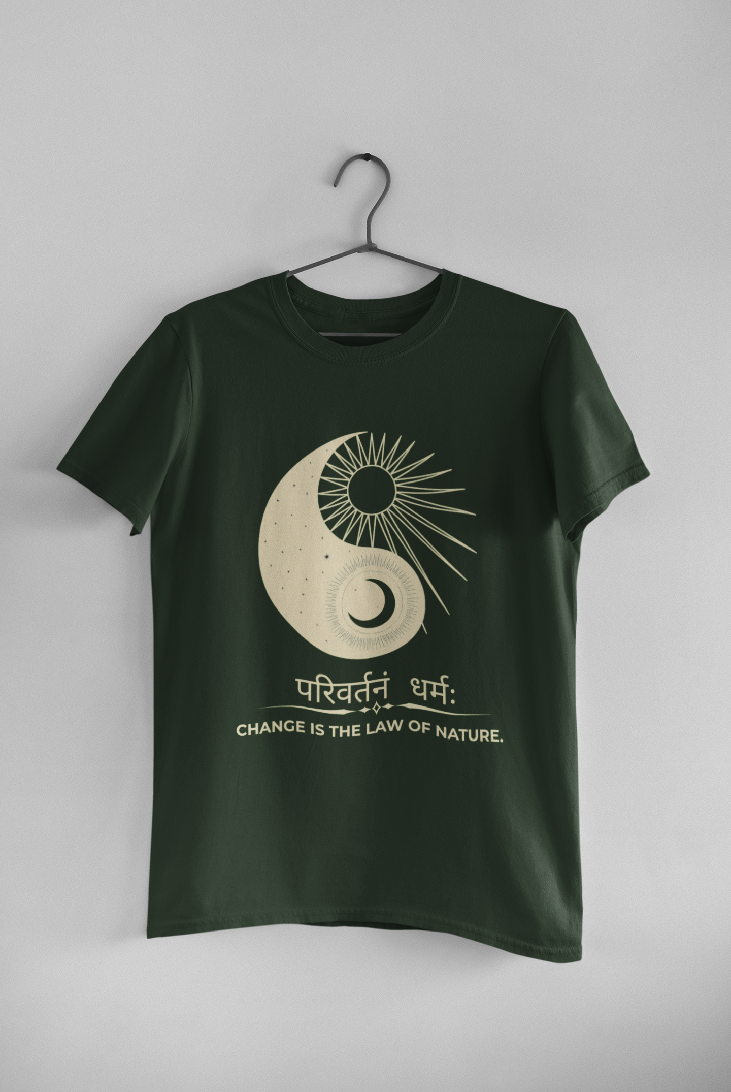 Change is the Law – Yin Yang Inspired Unisex T-Shirt