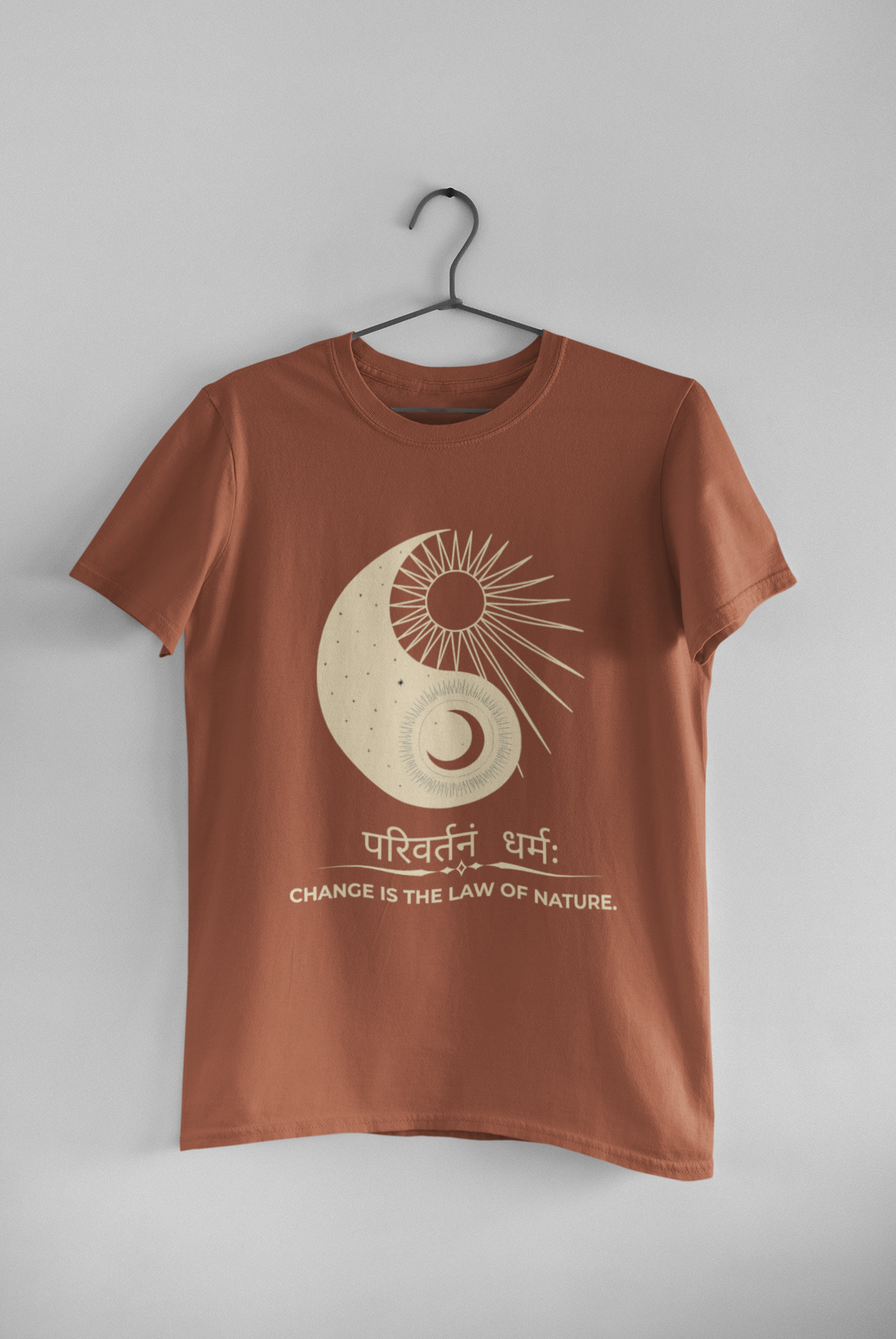 Change is the Law – Yin Yang Inspired Unisex T-Shirt
