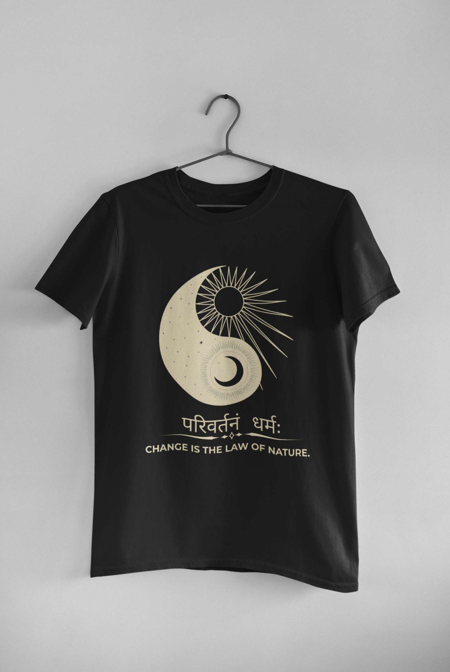 Change is the Law – Yin Yang Inspired Unisex T-Shirt
