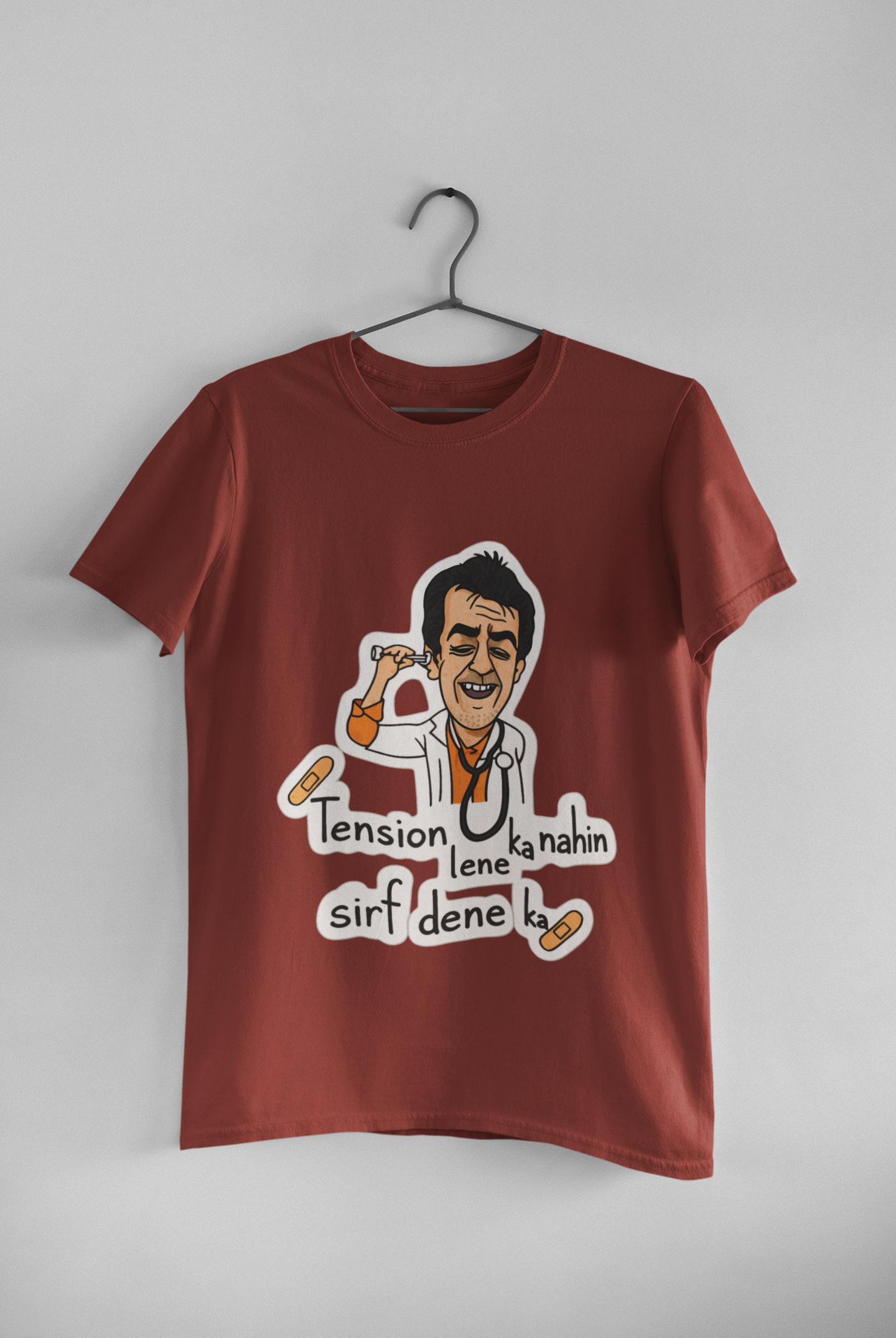 Tension Sirf Dene Ka – Funny Bollywood Dialogue Tee