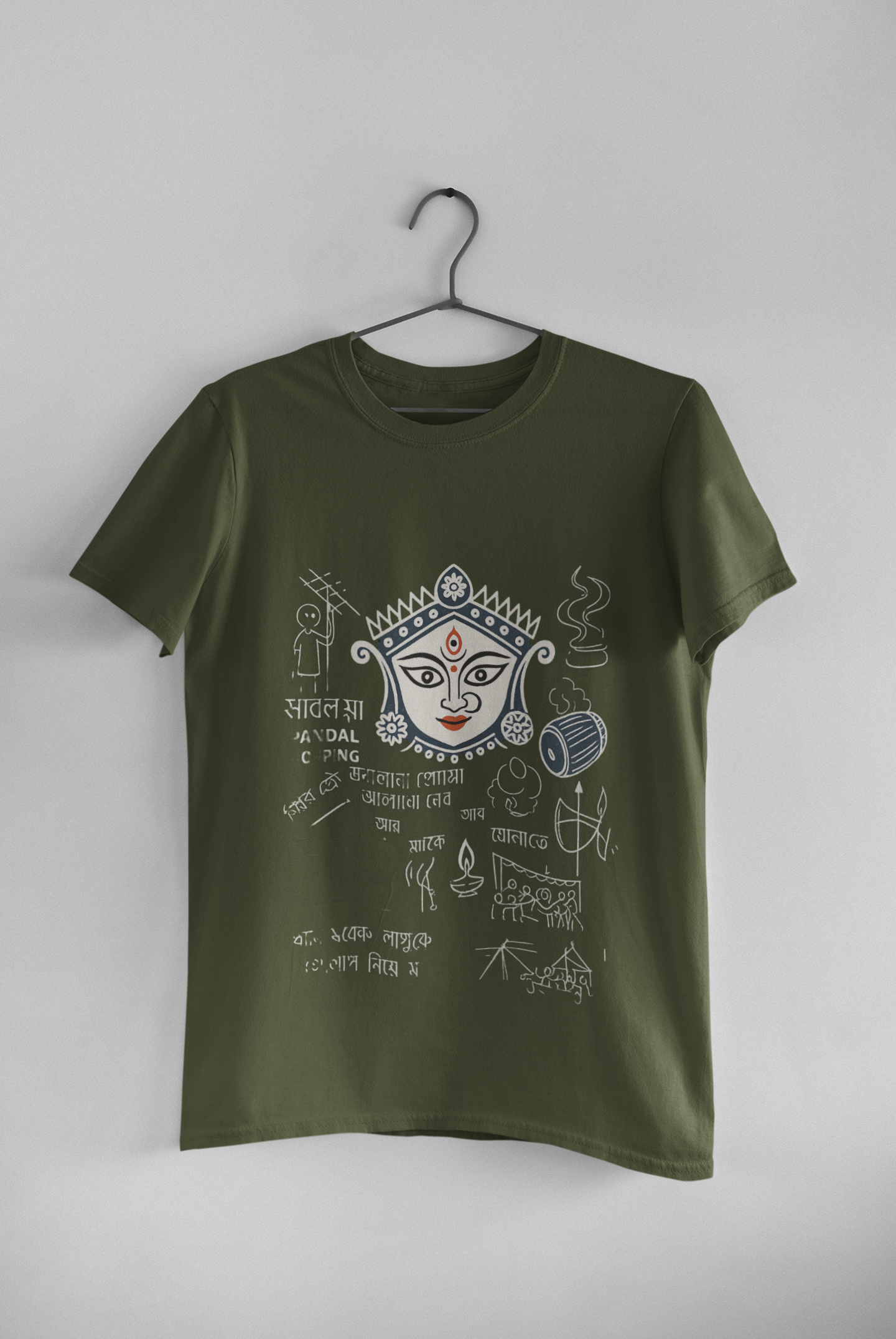 Pandal Hopping Tee – Durga Puja Essentials in One Look