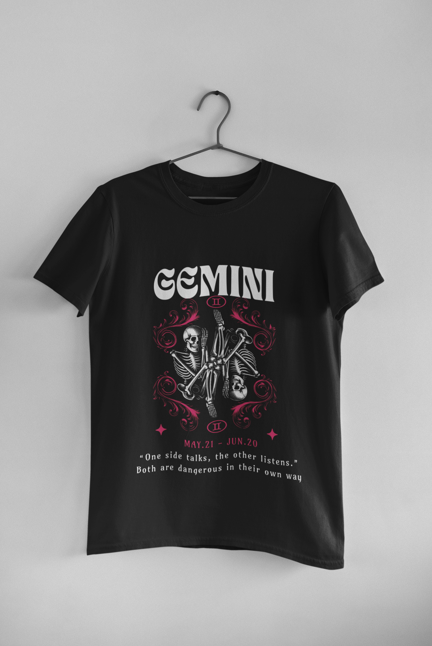 Gemini Zodiac Graphic T-Shirt – Unisex Cotton Tee