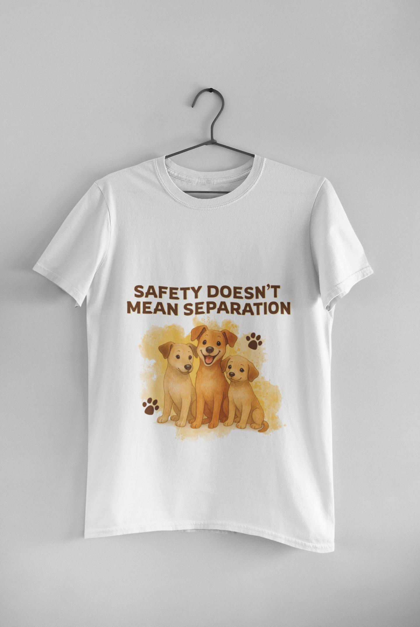 Safety Doesn’t Mean Separation - Cotton T-Shirt for Everyday Comfort