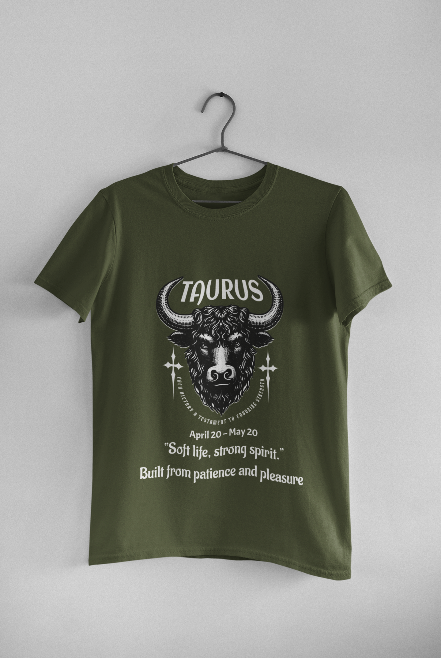 Taurus Zodiac T-Shirt – Soft Life, Strong Spirit