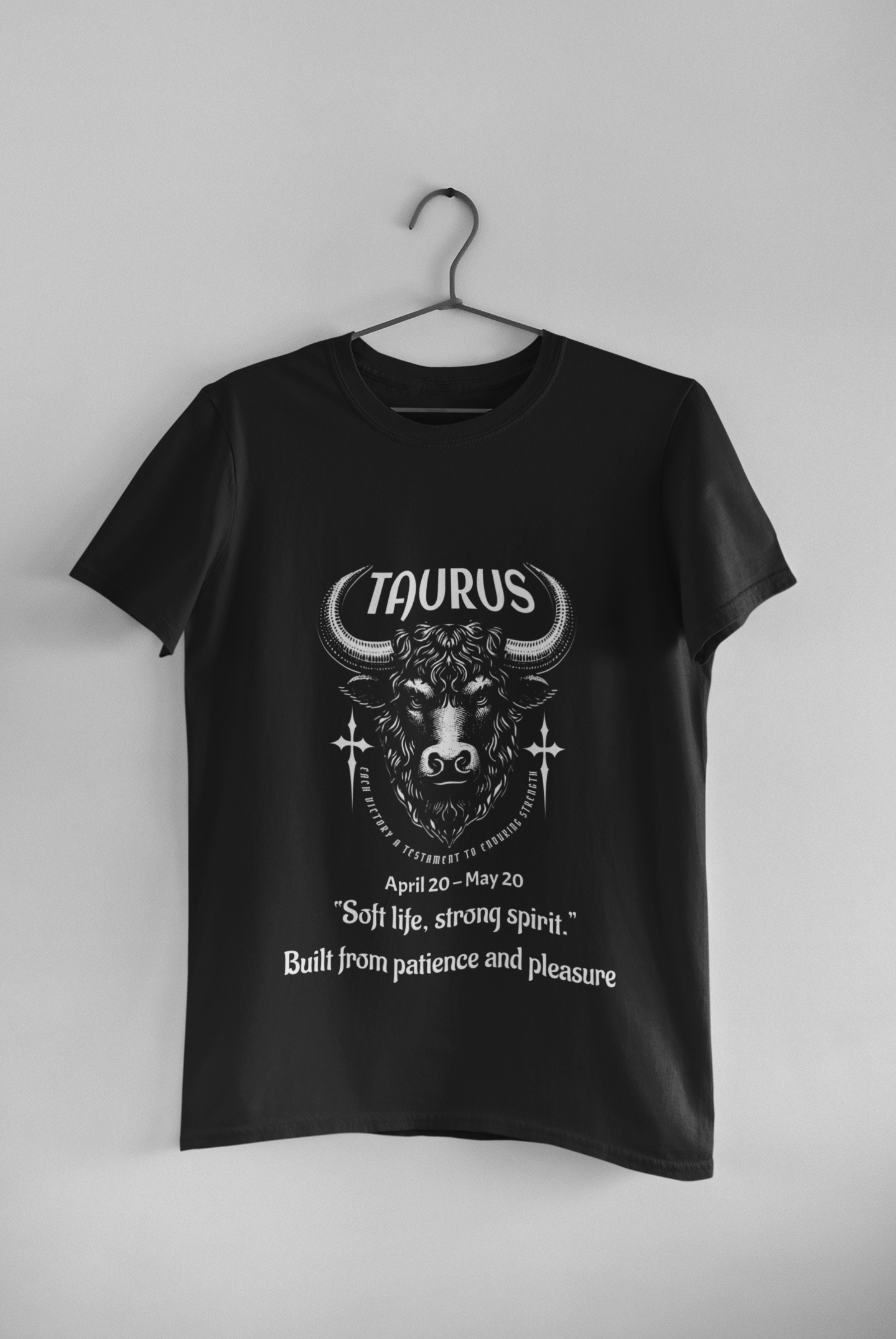 Taurus Zodiac T-Shirt – Soft Life, Strong Spirit