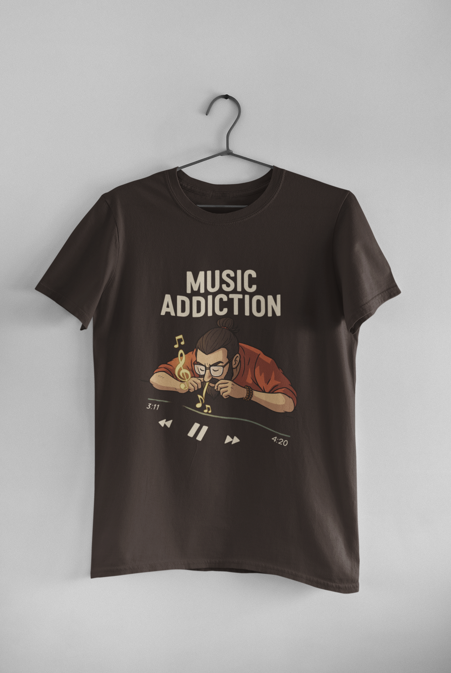 Music Addiction Graphic Tee